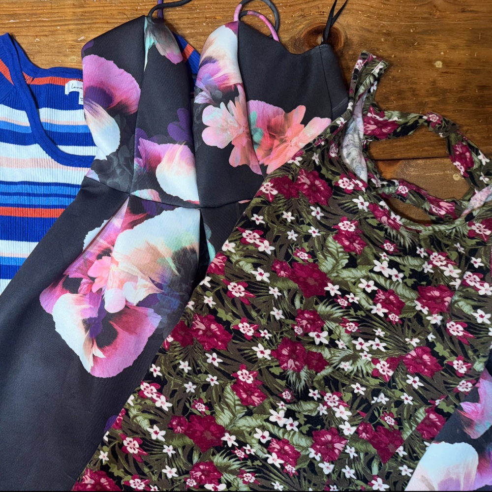 Bundle of 7 dresses in size M/6 (Forever 21, H&M, etc)